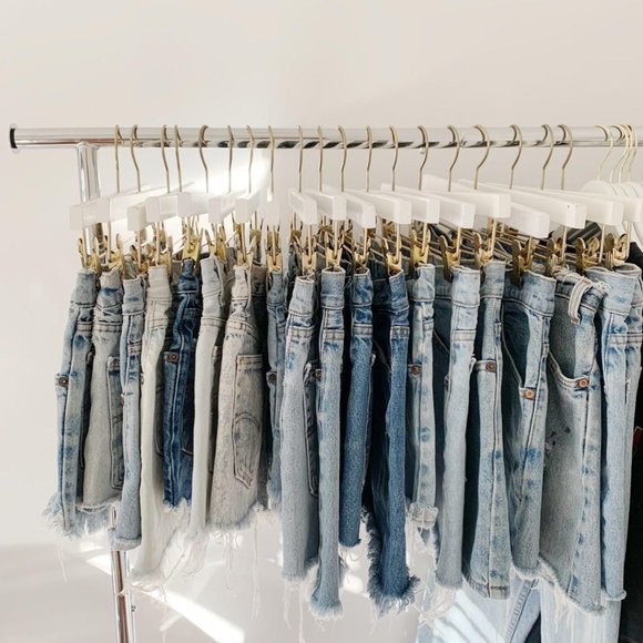 Levi's Denim - VINTAGE LEVI'S 550 HIGH WAISTED DENIM JEAN SHORTS